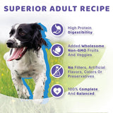Adult Dry Dog Food, Grain Free, Surf & Turf 4 - Pound Bag - Form&Fur