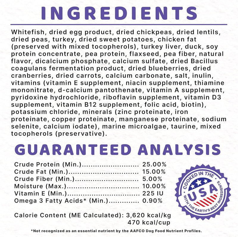 Adult Dry Dog Food, Grain Free, Surf & Turf 4 - Pound Bag - Form&Fur