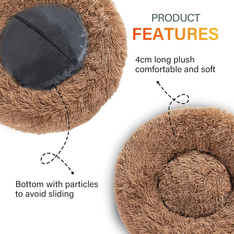 Donut Dog Bed,Anti - Anxiety - Form&Fur