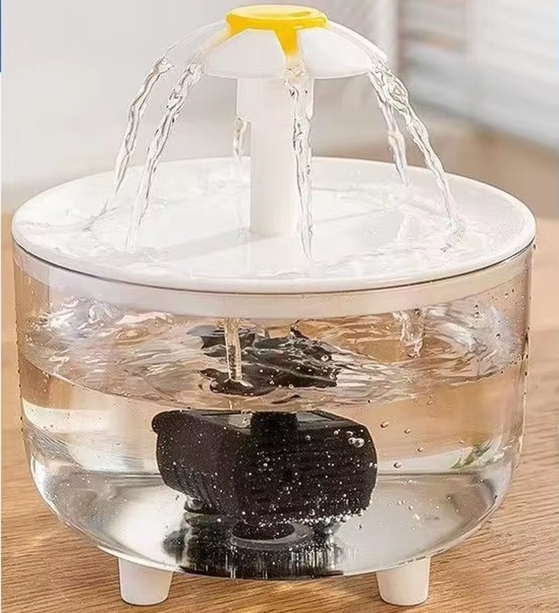 Transparent Cat&Dog Water Fountain - Form&Fur