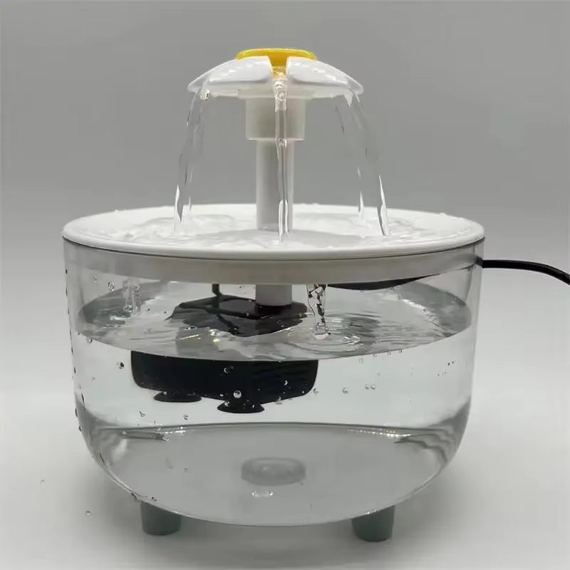 Transparent Cat&Dog Water Fountain - Form&Fur