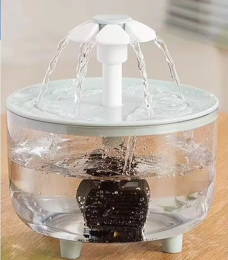 Transparent Cat&Dog Water Fountain - Form&Fur